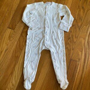 Zara Baby Zebra Button Pajamas